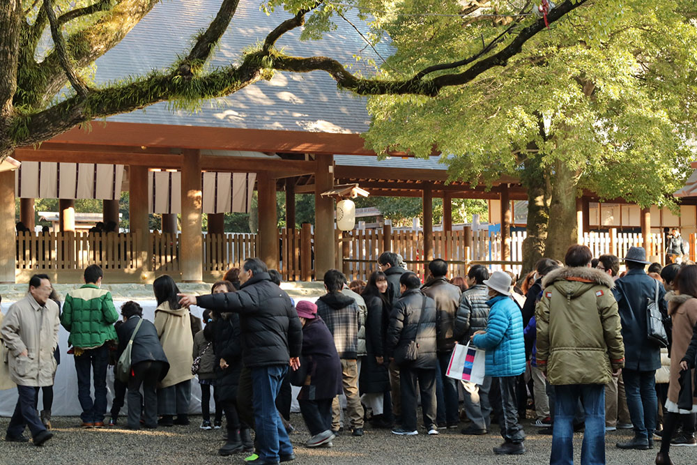 熱田神宮へ初詣に行ってきました 2017